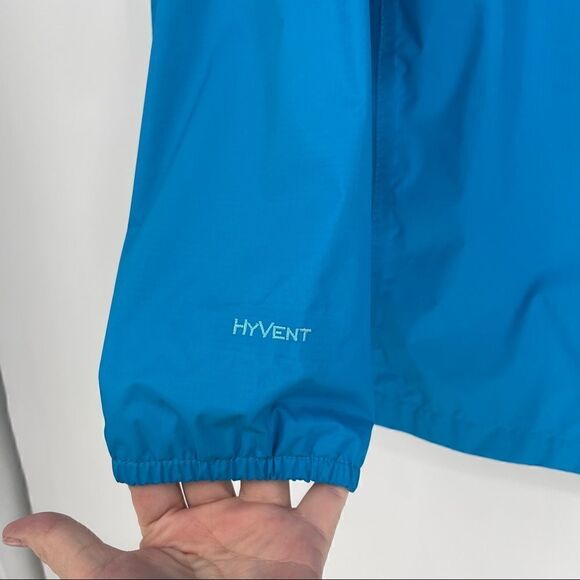 The North Face Resolve Jacket Waterproof Breathable Hooded Sky Blue L 14-16 - Picture 2 of 11
